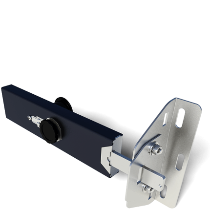 SecuMax garagedeurbeveiliging sectionaal, cilinder bediening binnen en buiten, staal