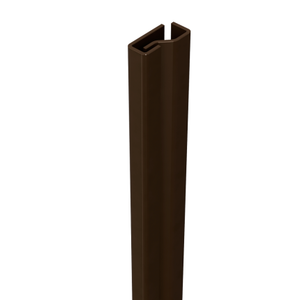 SecuStrip Plus binnendraaiend bruin, 2300mm, terugligging 0-0mm