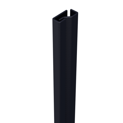 SecuStrip Plus binnendraaiende ramen antraciet, 1500mm, terugligging 0-0mm