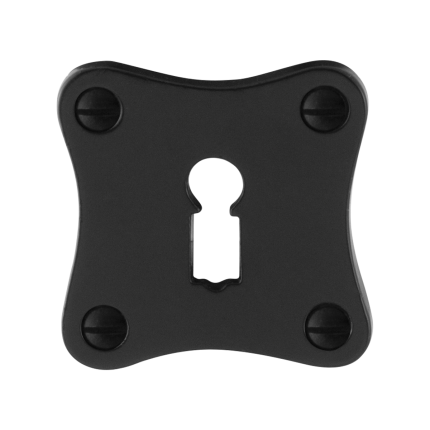 Sleutelrozet GPF6901.09 52x52x4mm smeedijzer zwart