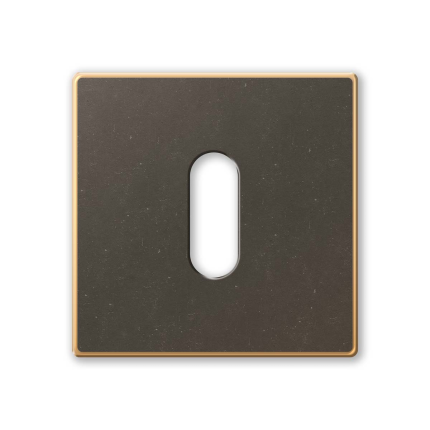 Sleutelrozet Mandelli 291/B 51x6mm imperial brons