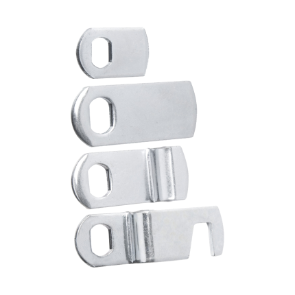 Sluitlip 06 vlak L=38mm uitsparing verticaal