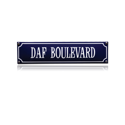 SS-20 emaille straatnaambord 'DAF Boulevard'