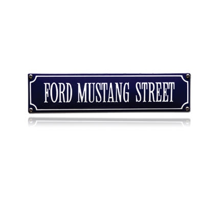 SS-30 emaille straatnaambord 'Ford Mustang Street'