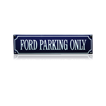 SS-31 emaille straatnaambord 'Ford parking only'