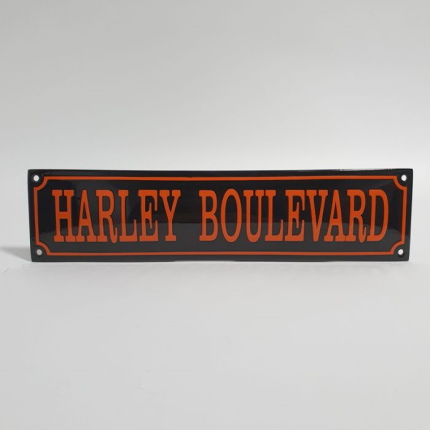 SS-36 emaille straatnaambord 'Harley Boulevard'