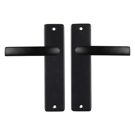 Starx Blok deurkruk op schild 180x41mm zwart