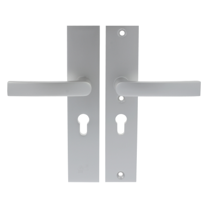 Starx deurkruk op langschild SKG*** 245x50mm PC55 Aluminium F1