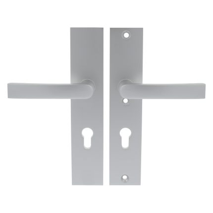 Starx deurkruk op langschild SKG*** 245x50mm PC72 Aluminium F1