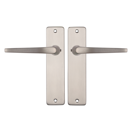 Starx Duim deurkruk op schild 180x41mm blind Aluminium F9