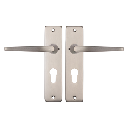 Starx Duim deurkruk op schild 180x41mm PC55 Aluminium F9