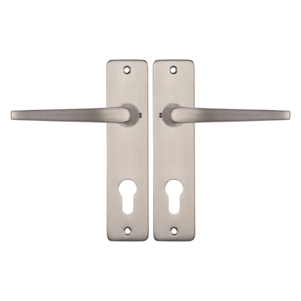 Starx Duim deurkruk op schild 180x41mm PC72 Aluminium F9