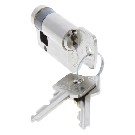 Starx profielcilinder enkel 30/10mm messing vernikkeld