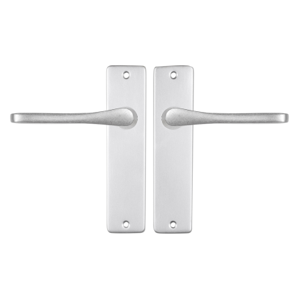 Starx Vlinder deurkruk op schild 180x41mm Aluminium F1