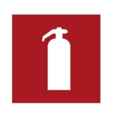 Sticker pictogram 'Brandblusser' groot