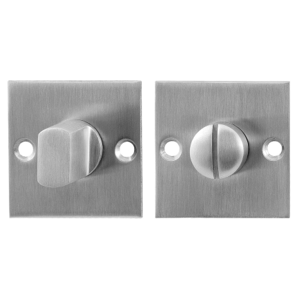 Toiletgarnituur GPF0903.08 50x50x2mm stift 8mm RVS geborsteld