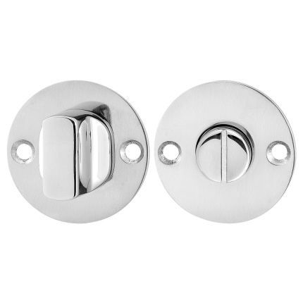 Toiletgarnituur GPF0910.46 50x2mm stift 8mm RVS gepolijst grote knop