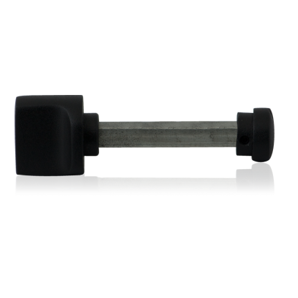 Toiletgarnituur GPF8110.61 toiletstift 8mm zwart grote knop
