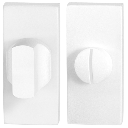 Toiletgarnituur GPF8911.41 70x32mm stift 5mm wit grote knop