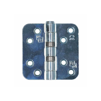 VEILIG Kogellagerscharnier 6512 ronde hoek 76x76mm zilver staal