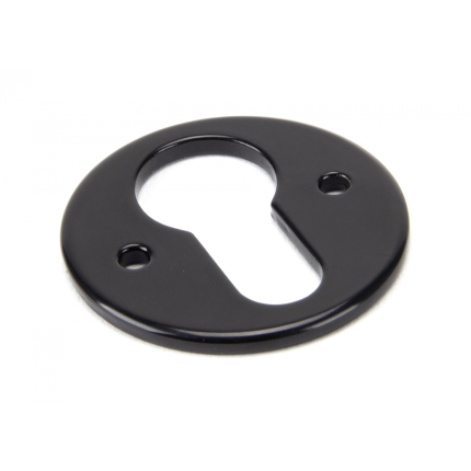 Wardlo cilinderrozet rond 45x3mm smeedijzer zwart