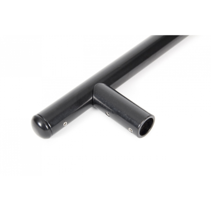 Wardlo deurgreep 816x21mm smeedijzer zwart