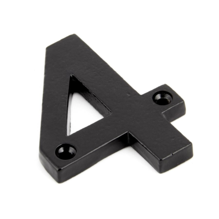 Wardlo huisnummer 4/ 78mm smeedijzer zwart