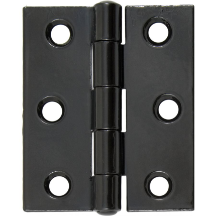 Wardlo kogellagerscharnier 77x63mm smeedijzer zwart