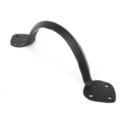 Wardlo meubelgreep 203x51mm, greep binnen 121mm smeedijzer zwart