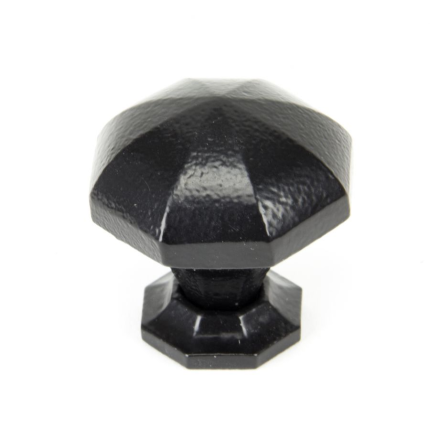 Wardlo meubelknop 39mm smeedijzer zwart