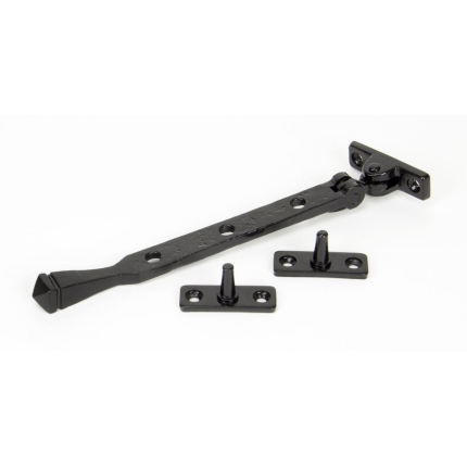 Wardlo raamuitzetter 227mm incl 2 pennen smeedijzer zwart