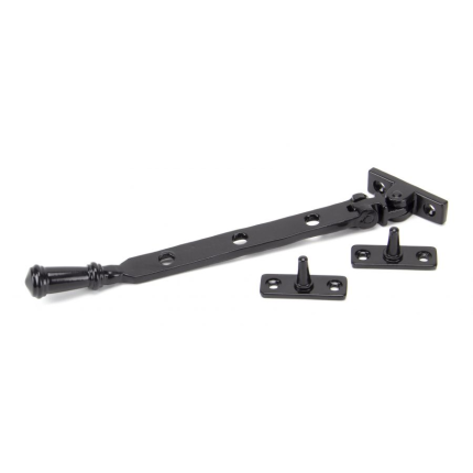 Wardlo raamuitzetter 250mm incl 2 pennen smeedijzer zwart