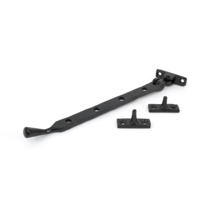 Wardlo raamuitzetter 280mm incl 2 pennen smeedijzer zwart