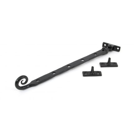Wardlo raamuitzetter 290mm incl 2 pennen smeedijzer zwart