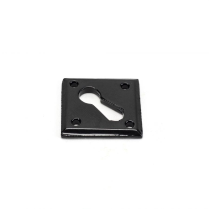 Wardlo sleutelrozet 41x41x2.5mm smeedijzer zwart