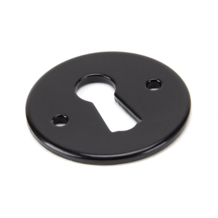 Wardlo sleutelrozet rond 45x3mm smeedijzer zwart