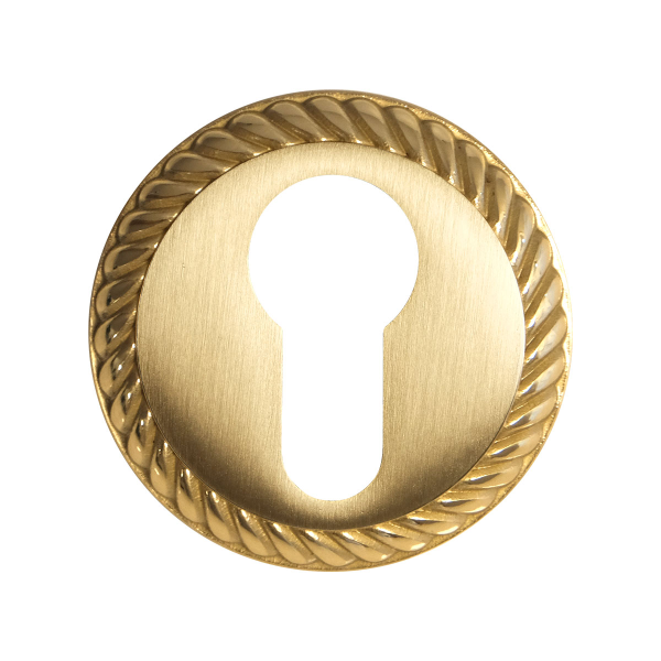 Cilinderrozet 51x10mm Satin Messing 1351/BY