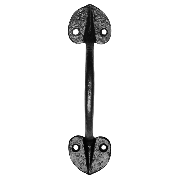 Deurgreep KP1578 215x63mm smeedijzer zwart