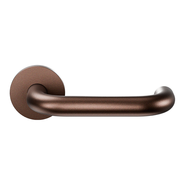 Deurkruk op rozet U-model 19mm Bronze blend 
