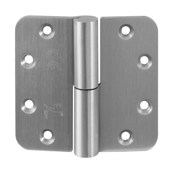 GPF0351.09 GPF paumelle 89x96mm ronde hoek RVS