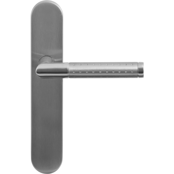 GPF1055.20 Haka duo deurkruk op langschild WC63/8 grote knop