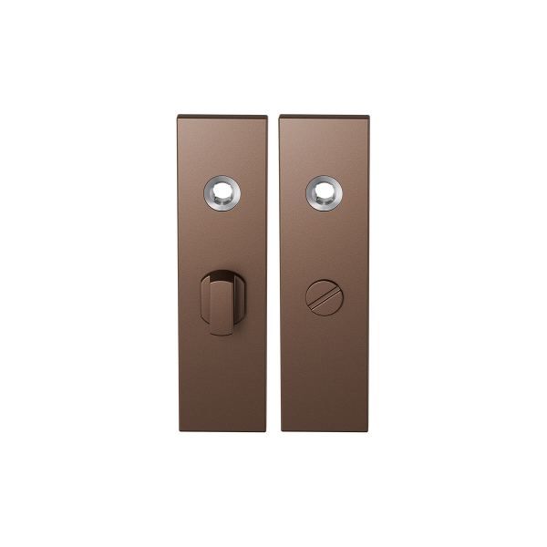 GPF1115.A2 kortschild rechthoekig WC55/8 grote knop Bronze blend