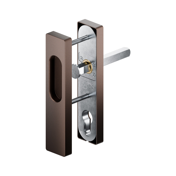 Hefschuifschilden SKG*** rechthoekig met kom Bronze blend GPF9422.A2 