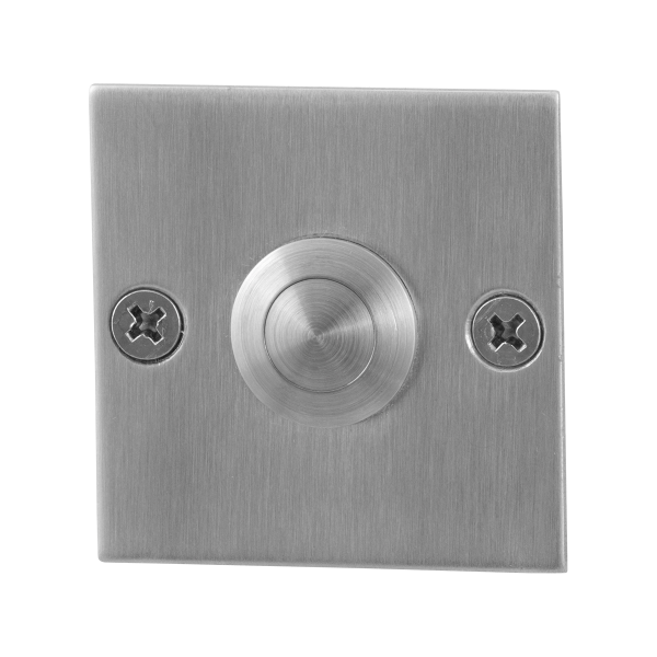 Huisbel GPF9827.08 vierkant 50x50x2 mm RVS geborsteld