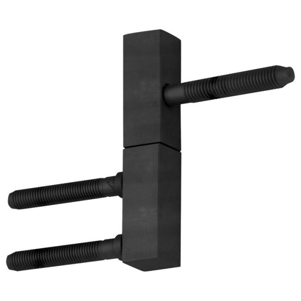 M&T paumelle Mini, mat zwart PVD rechts, 82x15x15mm