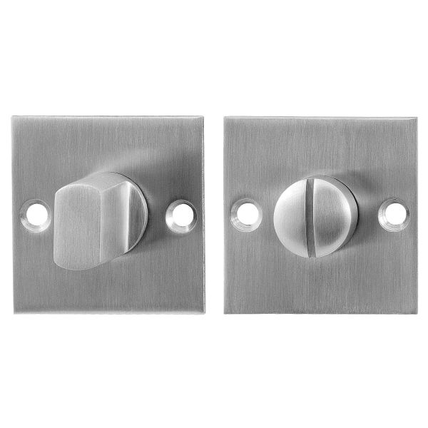 Toiletgarnituur GPF0904.08 50x50x2mm stift 5mm RVS geborsteld