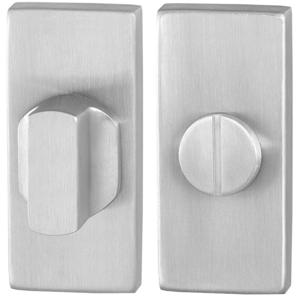 Toiletgarnituur GPF0911.01 70x32mm stift 5mm RVS geborsteld grote knop