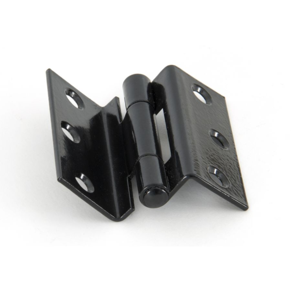 Wardlo bochtscharnier 63x25mm smeedijzer zwart