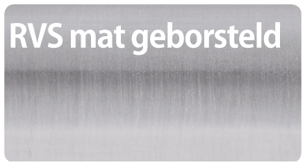 Roestvrij staal mat geborsteld