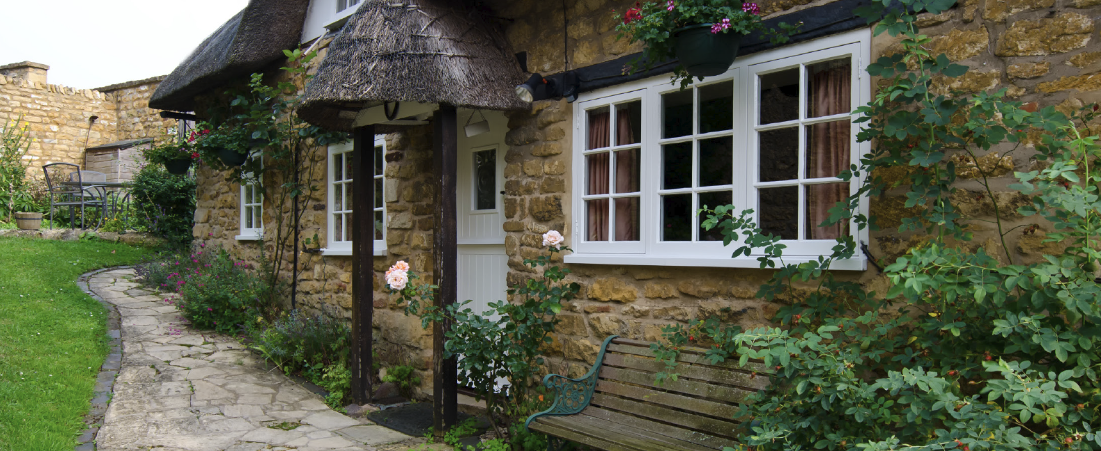 Landelijke woning met voordeur